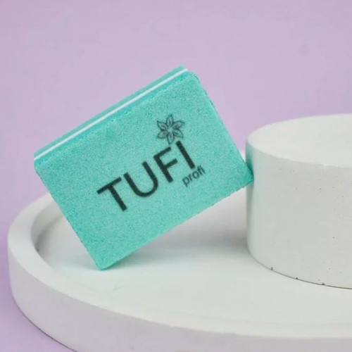 Blok polerski TUFI profi PREMIUM Buff mini zielony ziarnistość 100/180 1 szt - Фото №2