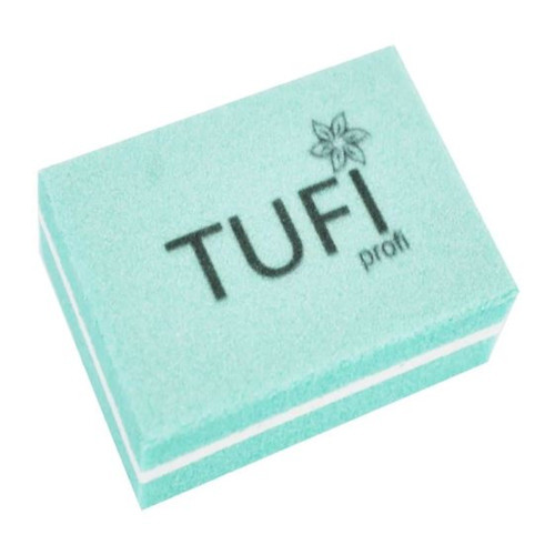 Blok polerski TUFI profi PREMIUM Buff mini zielony ziarnistość 100/180 1 szt - Фото №1