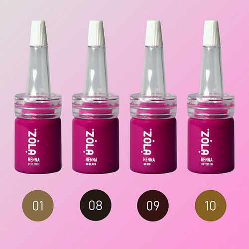 Henna do brwi ZOLA №01 Blond profesjonalny korektor 5g - Фото №2