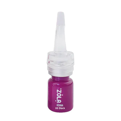 Henna do brwi ZOLA Henna №08 Black profesjonalny korektor 5g - Фото №1