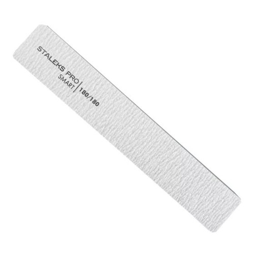 Pilnik szeroki Staleks Pro mineralny prosty do paznokci SMART 180/180 grit (5 szt.)
