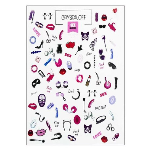 Слайдер дизайн Crystaloff Nail Design 510 sex