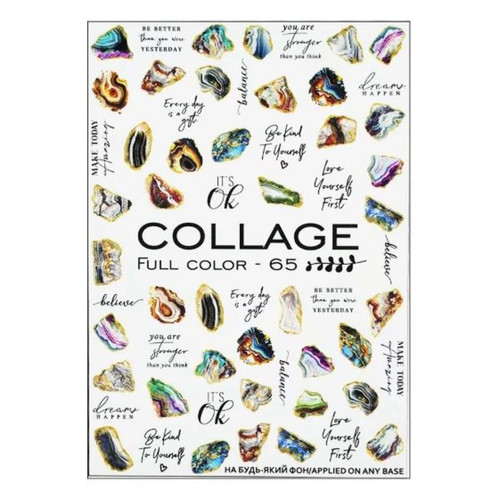 Slider design Crystaloff Collage full color 65 stones