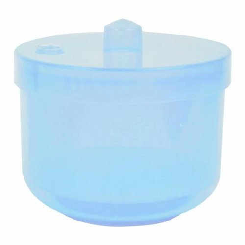Container for soaking and sterilizing cutters, blue