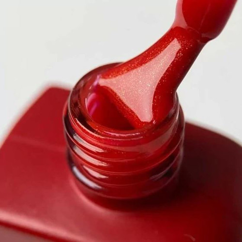 Baza hybrydowa DNKa Cover №0002 Gambling klasyczna czerwień ze złotym połyskiem 12 ml - Фото №2