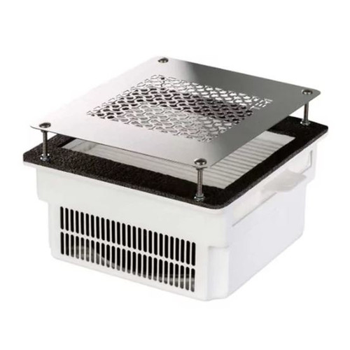 Pochłaniacz do pyłu wdubowany TERI 800 biały metaliczna kratka 80W - Фото №2