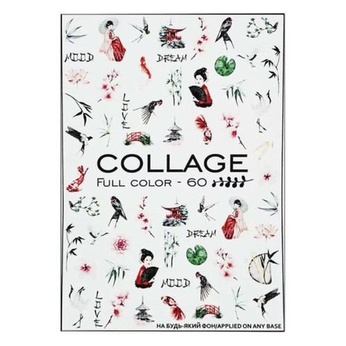 Slider design Crystaloff Collage full color 60 Japan