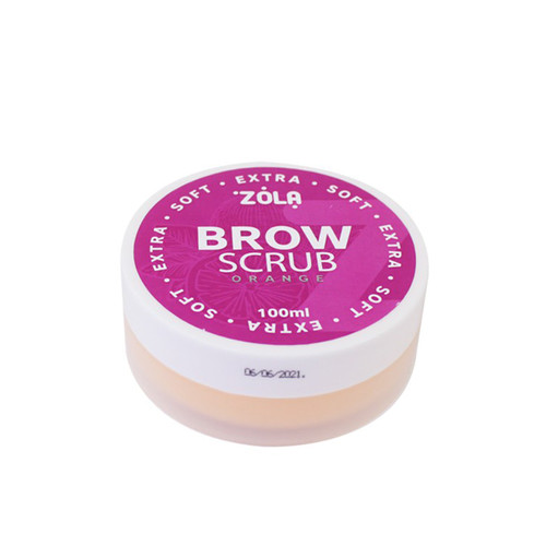 Peeling do brwi ZOLA ORANGE drobnoziarnisty o aromacie pomarańczy 100 ml - Фото №1