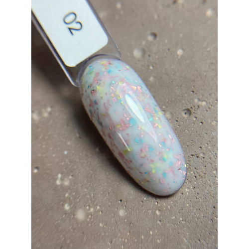 База Dark Pro Base Potal 02  молочный с поталью, 15 ml - Фото №3