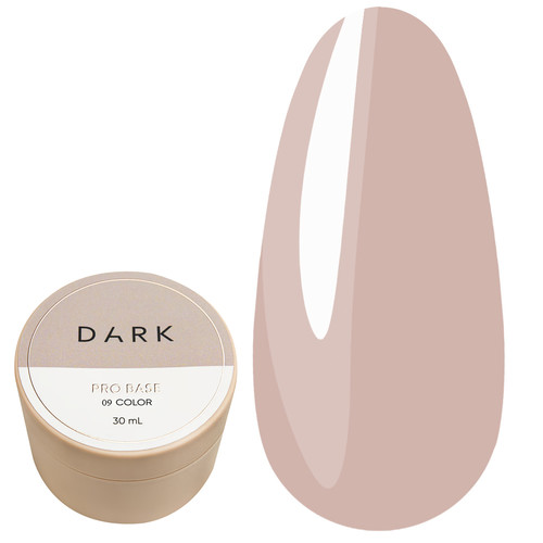 База DARK PRO base 09 бежевый, 30 ml - Фото №1