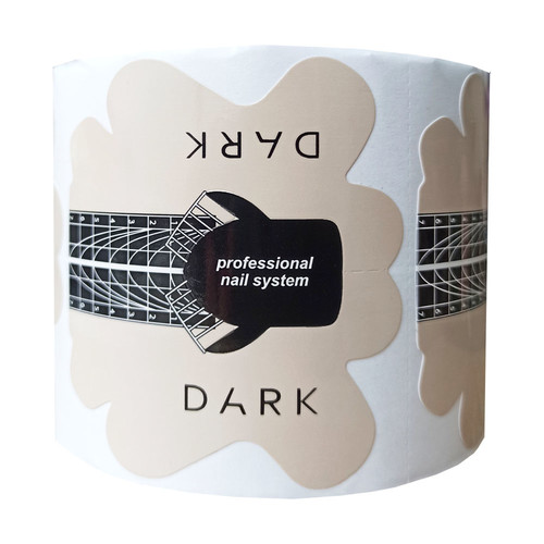 Formy do przedłużania paznokci DARK, 300 szt. - Фото №1