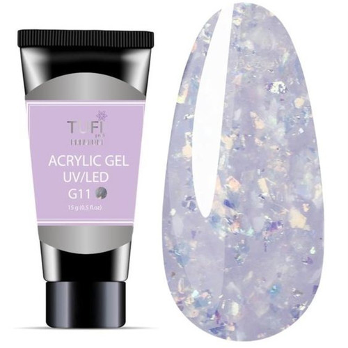 Acrylgel budujący TUFI profi PREMIUM G11 Akant 15 g - Фото №1