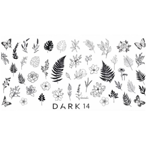 Пластина для стемпинга DARK 14