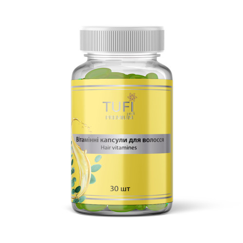 Витаминные капсулы TUFI profi PREMIUМ для гладкости и защиты волос 30 шт - Фото №1