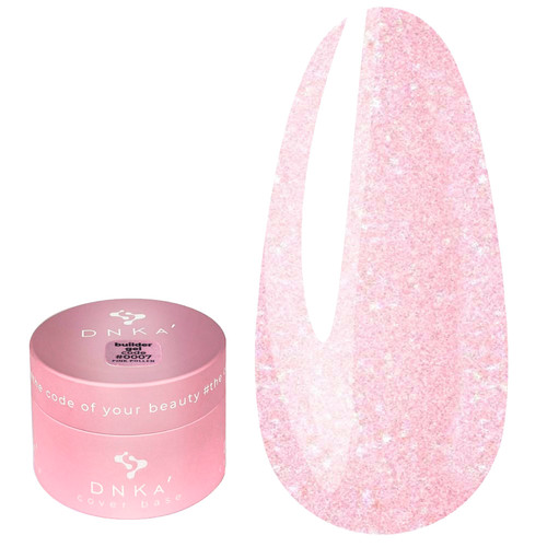 Гель для ногтей DNKa Builder Gel №007 Pink Pollen 30 мл (BGD0007)