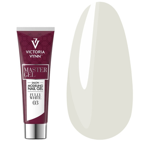 Akrylożel do paznokci Victoria Vynn MASTER GEL 03 Fully White 60 g - Фото №1
