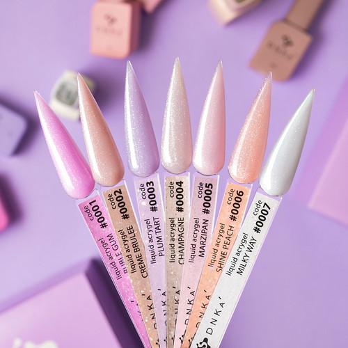 Акригель для ногтей DNKa Liquid Acrygel №0007 Milky Way 12 мл (LAD0007) - Фото №3