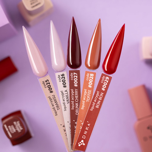 Акригель для ногтей DNKa Liquid Acrygel №0028 Toffee 12 мл (LAD0028) - Фото №3