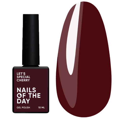Lakier hybrydowy NAILSOFTHEDAY Let's special cherry, 10 ml (NOTDLcherry10) - Фото №1
