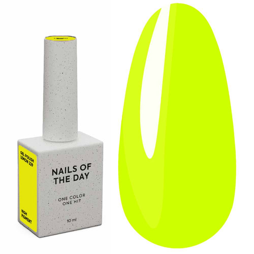 Lakier hybrydowy NAILSOFTHEDAY Let's special lemon, 10 ml - Фото №1