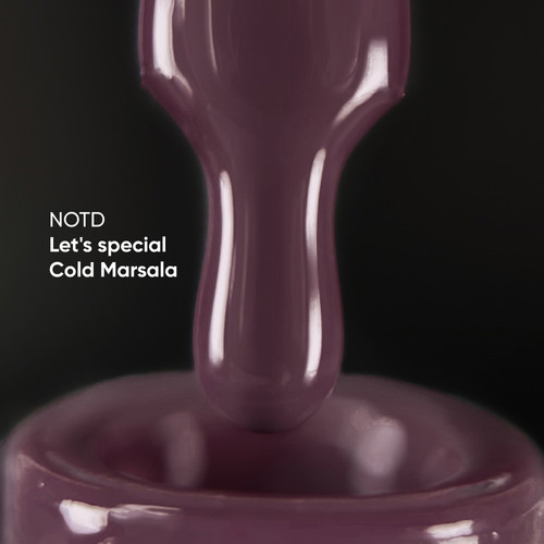 Lakier hybrydowy NAILSOFTHEDAY Let's special cold marsala, 10 ml - Фото №2
