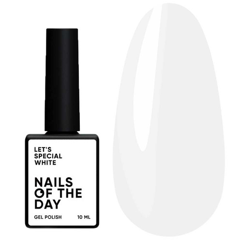 Гель-лак NAILSOFTHEDAY Let's special белый, 10 мл - Фото №1