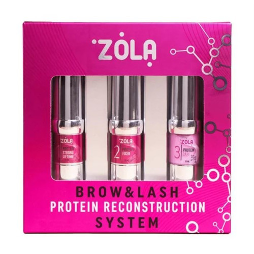 Zestaw ZOLA do laminacji Brow&Lash Protein Reconstruction System - Фото №2