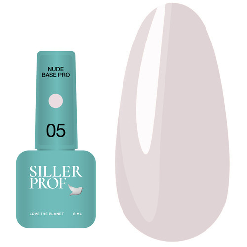 Baza hybrydowa Siller Nude Pro kolorówa №5 jasny fiolet 8 ml (u0000008363) - Фото №1