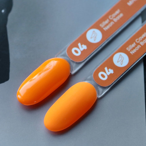 Base SILLER Neon №04 orange 8 ml (u0000010265) - Фото №2