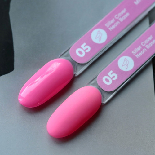 Base SILLER Neon №05 pink 8 ml (u0000010266) - Фото №3
