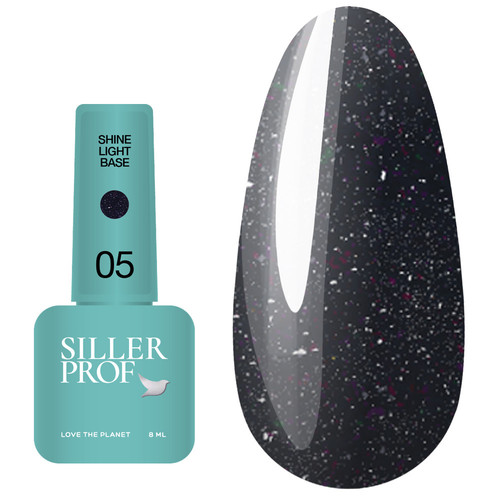 Цветная база SILLER Shine Light №05 сине-фиолетовый 8 мл - Фото №1