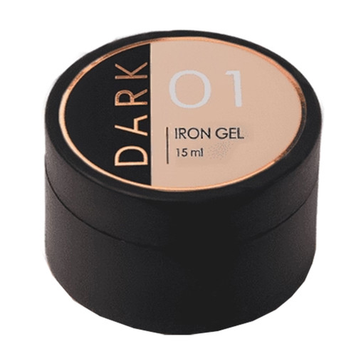 Gel for extensions Dark Iron gel №01 transparent 15 ml - Фото №1