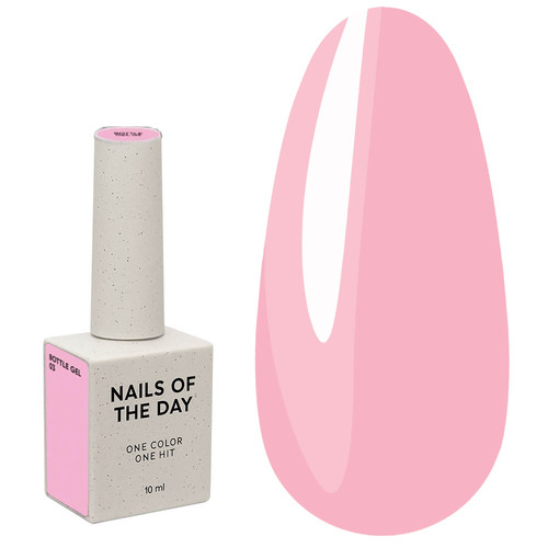 Żel przedłużający NAILSOFTHEDAYBottle gel 03 różowy, 10 ml - Фото №1
