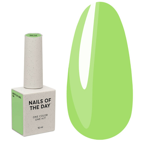 Żel przedłużający NAILSOFTHEDAYBottle gel 06 zielony, 10 ml - Фото №1