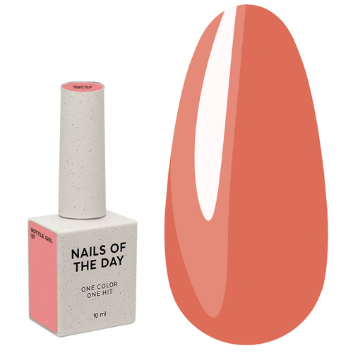 Żel przedłużający NAILSOFTHEDAYBottle gel 07 nagi, 10 ml - Фото №1