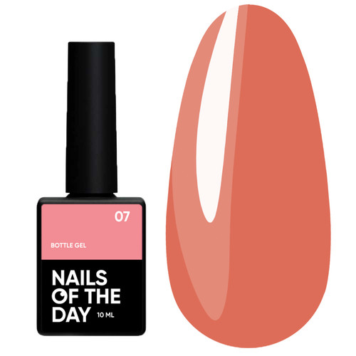 Гель NAILSOFTHEDAY Bottle gel 07 нюд, 10 мл