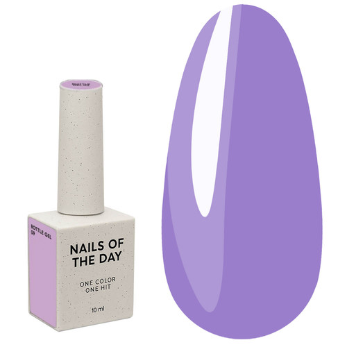 Гель NAILSOFTHEDAY Bottle gel 09 фиолетовый, 10 мл - Фото №1
