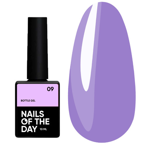 Żel przedłużający NAILSOFTHEDAYBottle gel 09 fioletowy, 10 ml - Фото №1