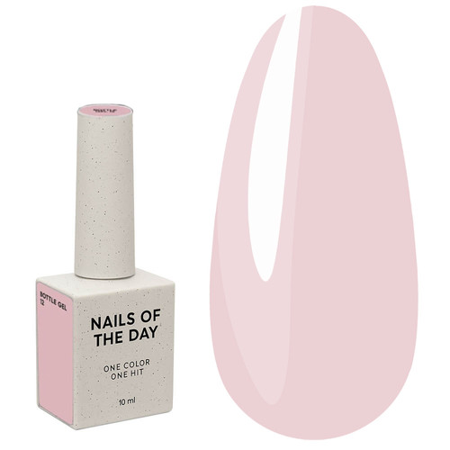 Żel przedłużający NAILSOFTHEDAYBottle gel 12 jasnoróżowy, 10 ml - Фото №1