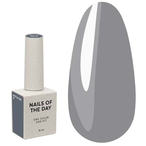 Żel przedłużający NAILSOFTHEDAYBottle gel 16 szary, 10 ml - Фото №1