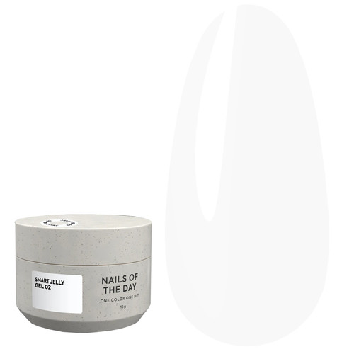 Żel przedłużający NAILSOFTHEDAYSmart Jelly gel 02, 15 ml - Фото №1