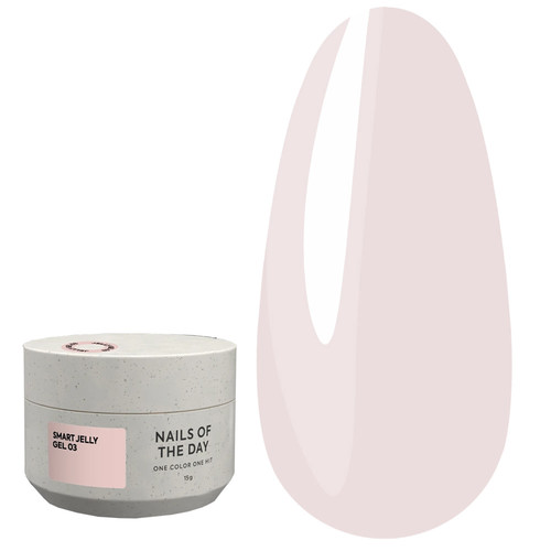 Żel przedłużający NAILSOFTHEDAYSmart Jelly gel 03, 15 ml - Фото №1