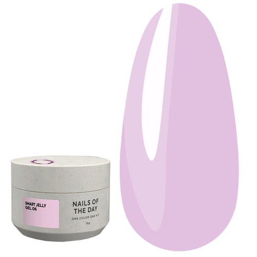 Żel przedłużający NAILSOFTHEDAYSmart Jelly gel 06, 15 ml - Фото №1