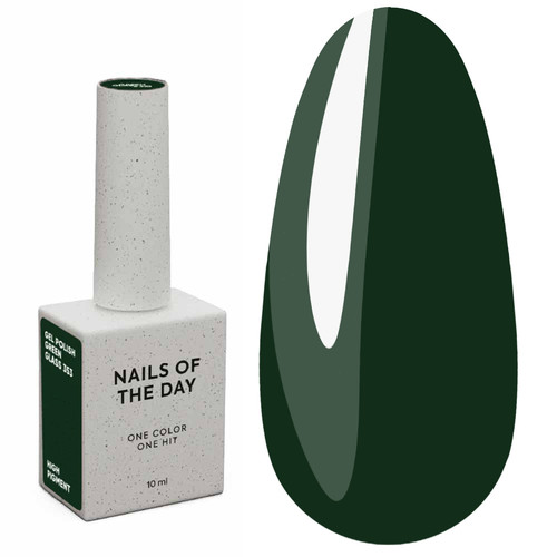 Lakier hybrydowy NAILSOFTHEDAY Let's special green glass, 10 ml - Фото №1