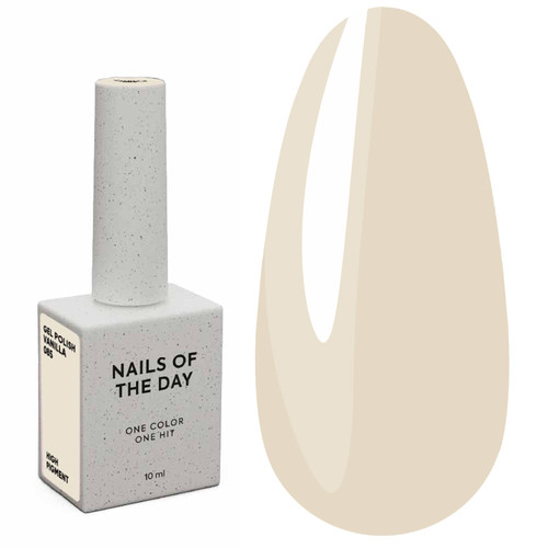 Lakier hybrydowy NAILSOFTHEDAY Let's special vanilla, 10 ml - Фото №1