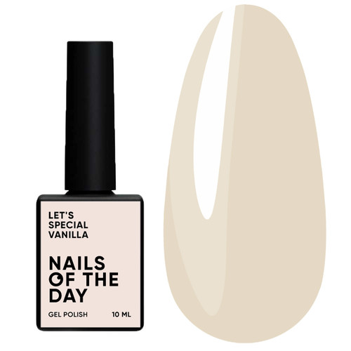 Lakier hybrydowy NAILSOFTHEDAY Let's special vanilla, 10 ml - Фото №1