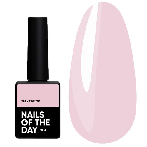 Топ NAILSOFTHEDAY Milky pink top, 10 ml - Фото №1