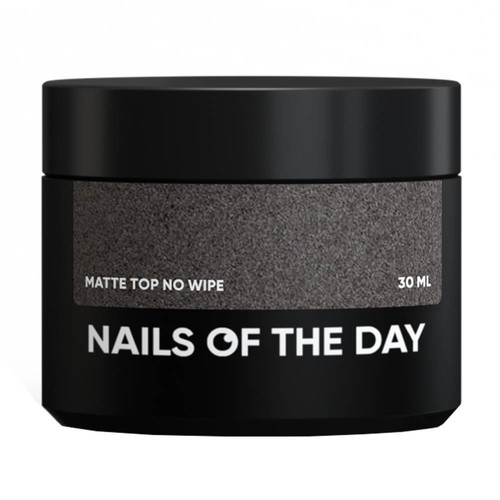Top hybrydowy NAILSOFTHEDAY Matte top no wipe, 30 ml - Фото №1
