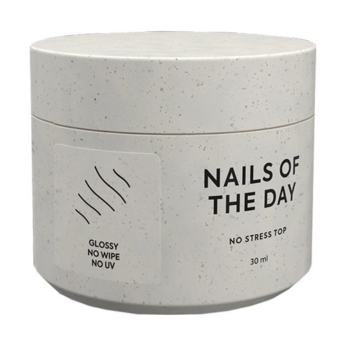 Top hybrydowy NAILSOFTHEDAY No stress top no wipe, 30 ml