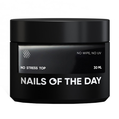 Top hybrydowy NAILSOFTHEDAY No stress top no wipe, 30 ml